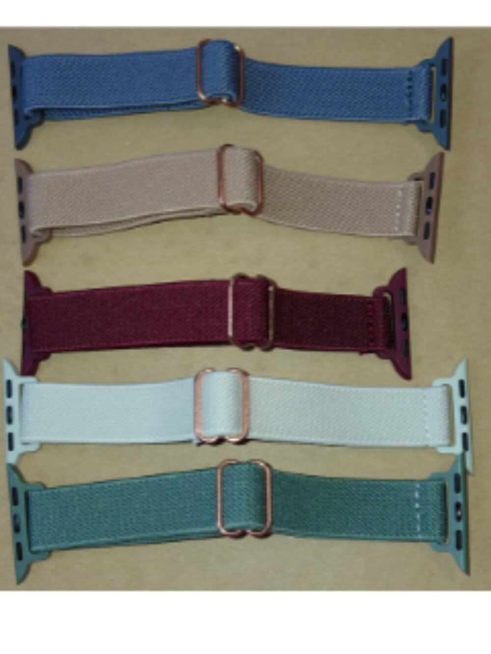 Apple Watch Bands Bundle of 11 - Silicone & Nylon Stretchy Bands NWOT - Picture 2 of 11